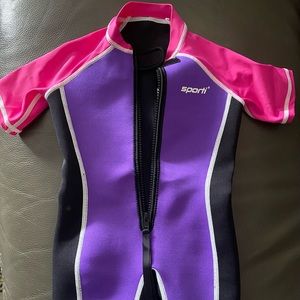 Kids S hort sleeve-Swim Thermal Wetsuit